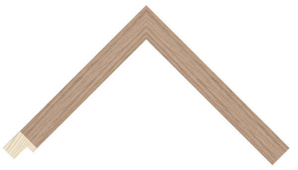 20mm Oak Veneer Finish Flat Profile - REF: 524 OAK