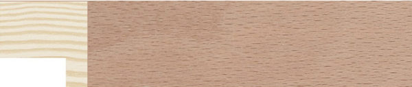 20mm Beech Veneer Finish Flat Profile - REF: 524 BEECH - Image 3