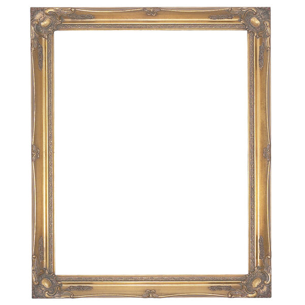 8 x 10" / 203 x 254mm Gold Swept Frame - 2" Wide