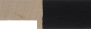 Custom Made Black Wood Grain Finish Picture Frames