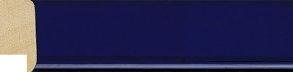 Navy blue lacuquer picture frame moulding