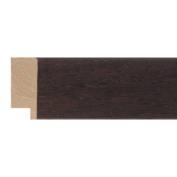35mm Brown Stain Moulding in a Flat Profile - REF: 90BRN