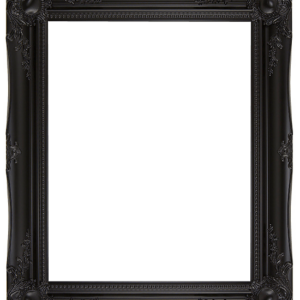Black Swept Frame - 3" wide
