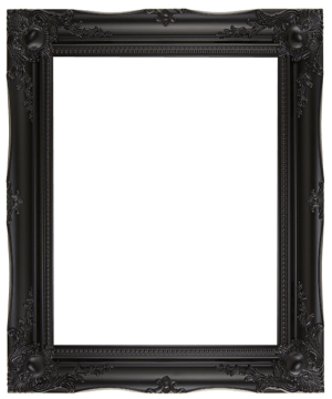 Black Swept Frame - 3" wide