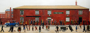 Limited editon print on canvas - 'Lowry At The Taps Lytham' By Anthony Fowler