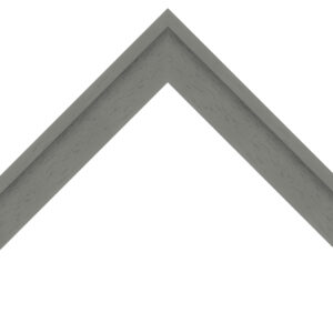 Pale grey floater moulding for framing stretched canvaes