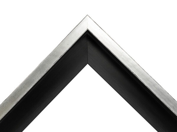 16mm Antique Silver/Black Floater Frame - REF: 322SIL